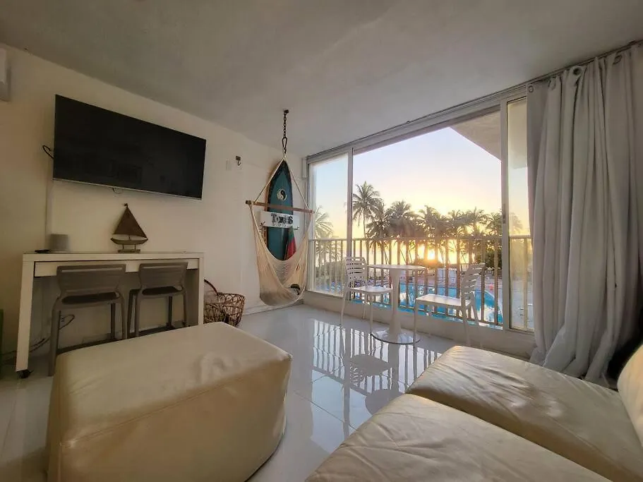 Ocean View 1 Bedroom Cabana In Condado! 산후안 아파트